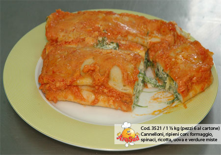 CANNELLONI VEGETARIANI O CARNE